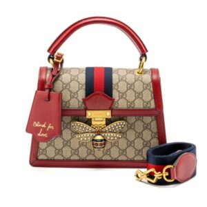 Gucci Queen Margaret GG Small Top Handle Bag Red 25Cm